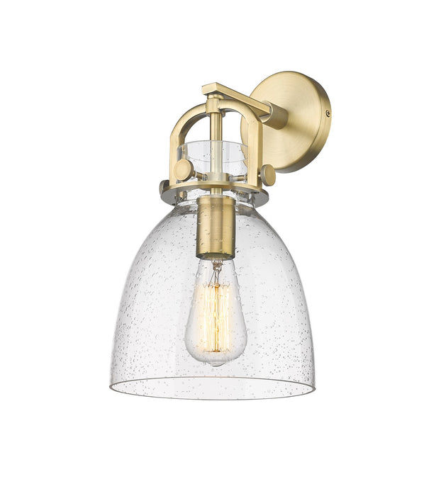 Innovations 410-1W-BB-G412-8SDY One Light Wall Sconce, Brushed Brass