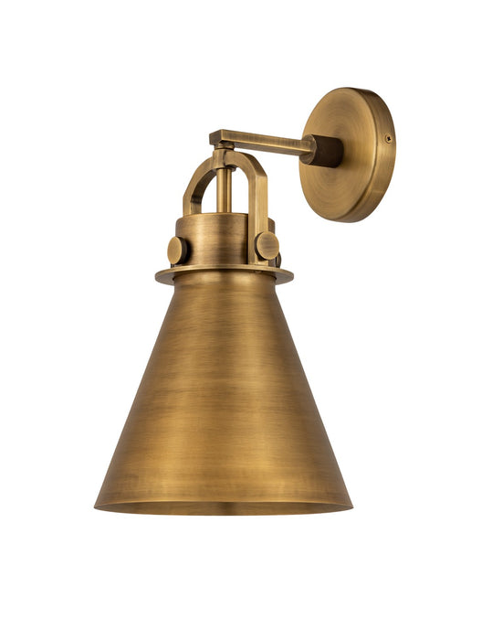 Innovations 410-1W-BB-M411-8BB One Light Wall Sconce, Brushed Brass