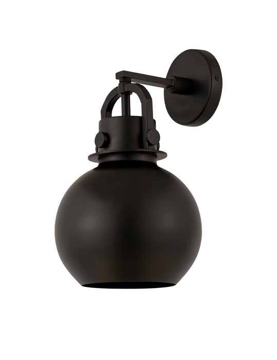 Innovations 410-1W-BK-M410-8BK One Light Wall Sconce, Matte Black