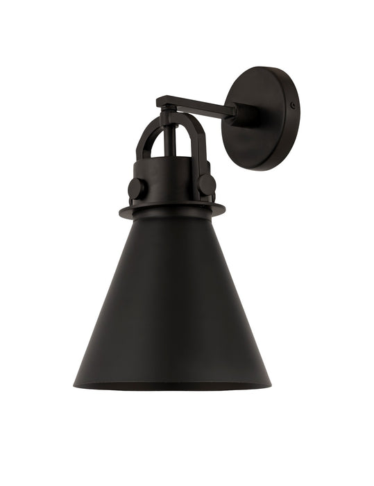 Innovations 410-1W-BK-M411-8BK One Light Wall Sconce, Matte Black