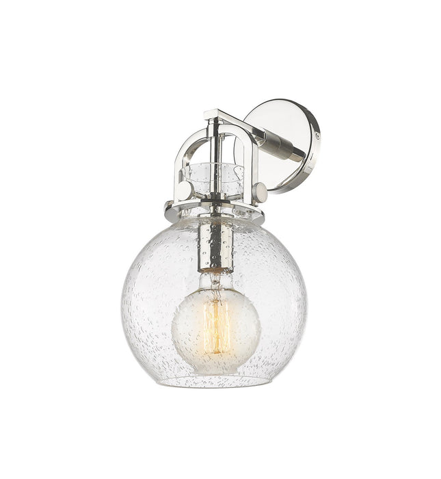 Innovations 410-1W-PN-G410-8SDY One Light Wall Sconce, Polished Nickel