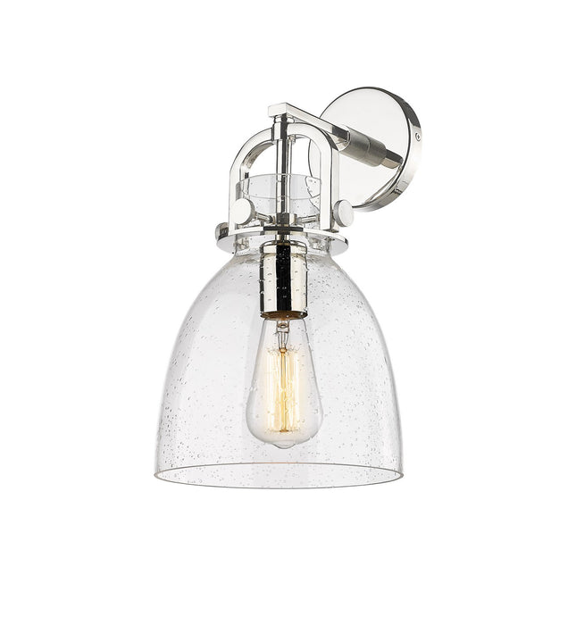 Innovations 410-1W-PN-G412-8SDY One Light Wall Sconce, Polished Nickel