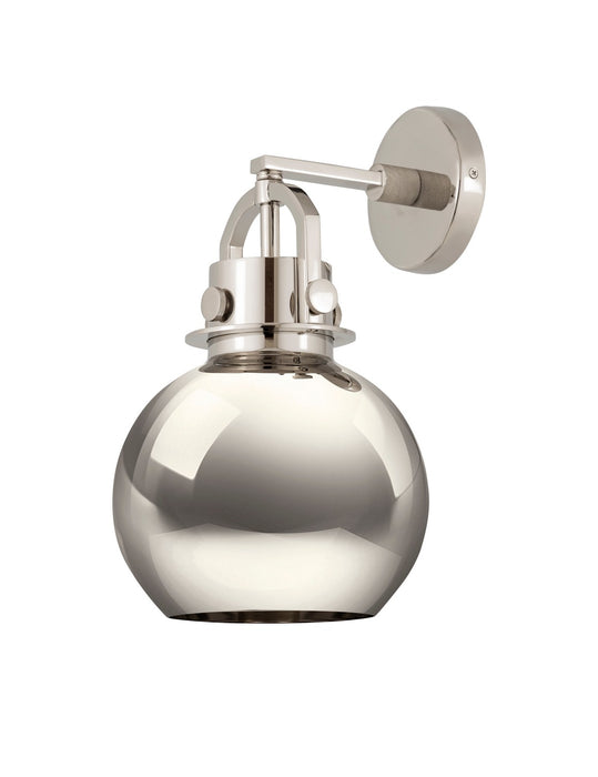 Innovations 410-1W-PN-M410-8PN One Light Wall Sconce, Polished Nickel