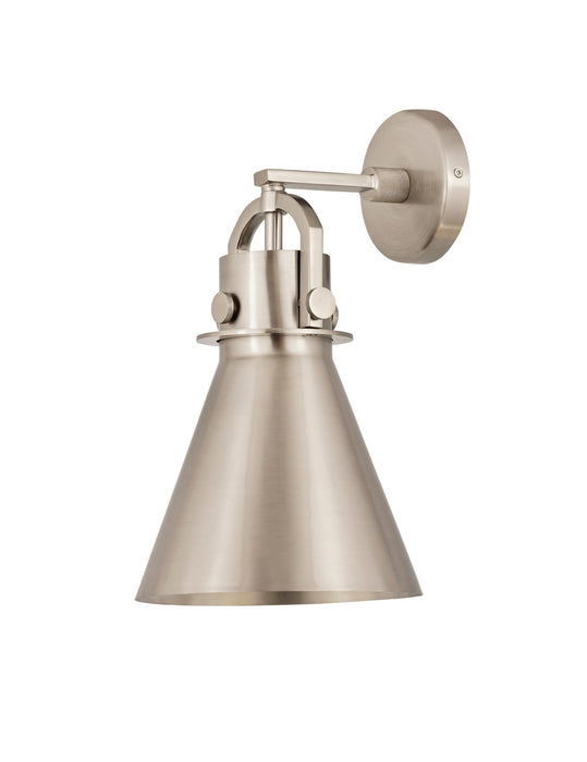 Innovations 410-1W-SN-M411-8SN One Light Wall Sconce, Satin Nickel