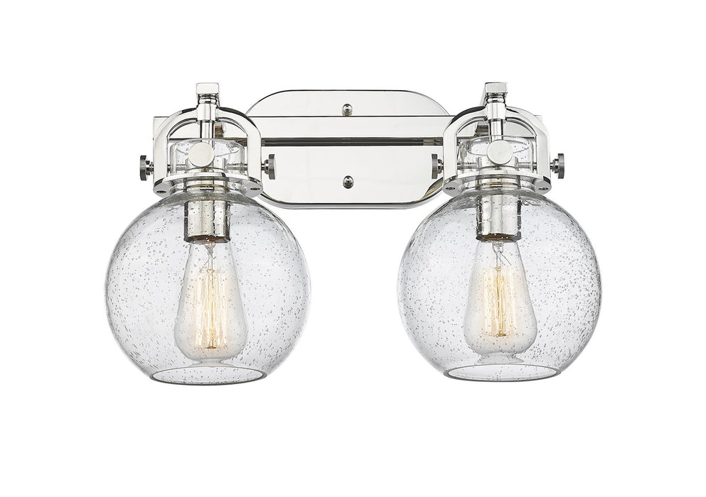 Innovations 410-2W-PN-G410-7SDY Two Light Bath Vanity, Polished Nickel