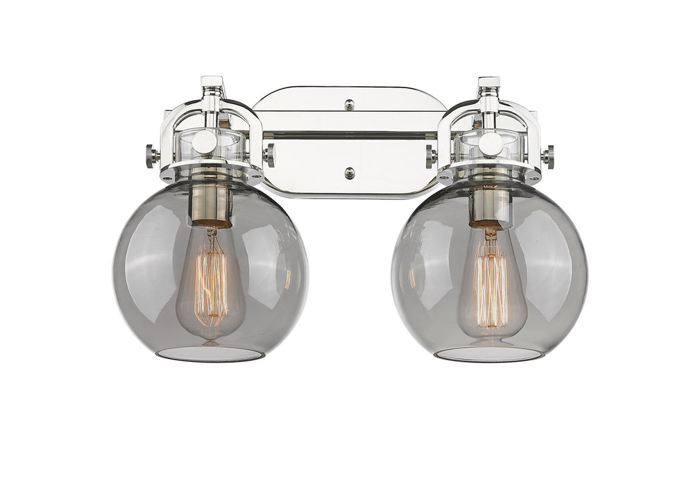 Innovations 410-2W-PN-G410-7SM Two Light Bath Vanity, Polished Nickel