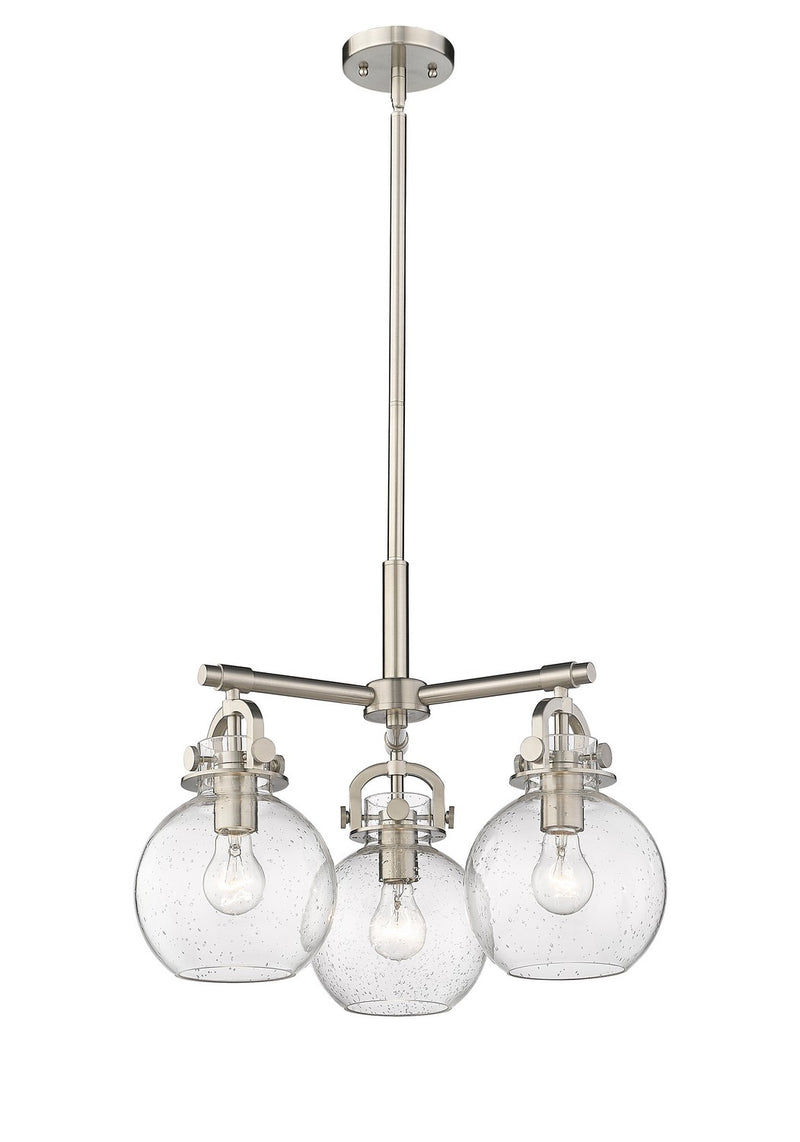 Innovations 410-3CR-SN-G410-7SDY Three Light Pendant, Satin Nickel
