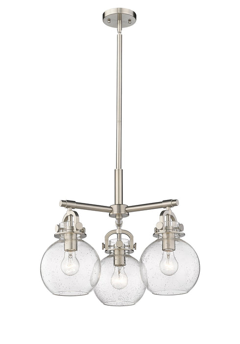 Innovations 410-3CR-SN-G410-7SDY Three Light Pendant, Satin Nickel