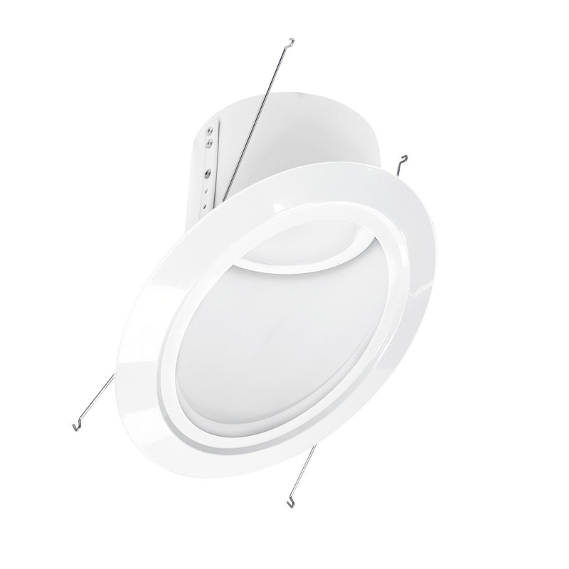 Nora Lighting NLRS-6S11L127W LED Reflector Trim, White Reflector / White Flange