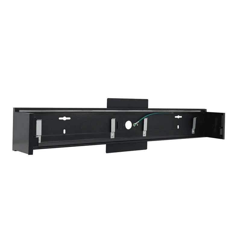Nora Lighting NLUD-4WMB Linear Wall Mount Kit, Black
