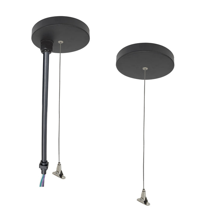 Nora Lighting NLUD-PCCB/6W Pendant, Black