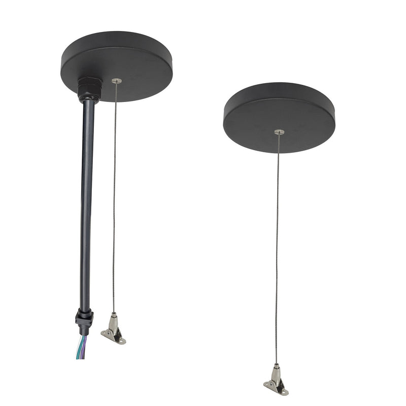 Nora Lighting NLUD-PCCB/6W-20 Pendant, Black
