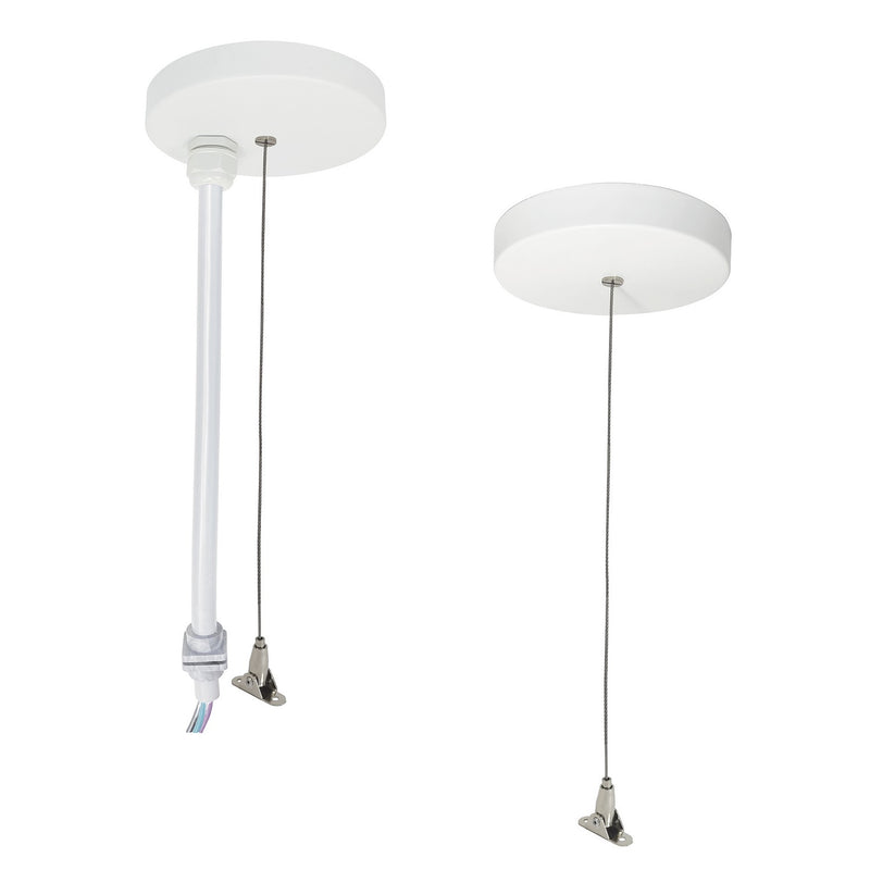 Nora Lighting NLUD-PCCW/6W Pendant, White