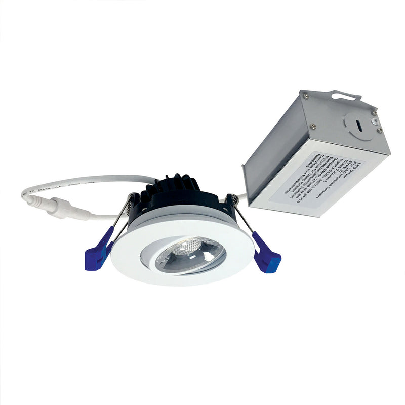 Nora Lighting NM2-2RG6040MPW LED Adjustable Gimbal, Matte Powder White