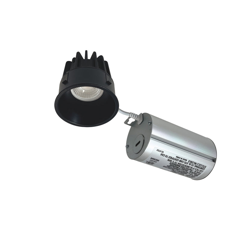 Nora Lighting NM2-2RTLDC6040BB LED Downlight, Matte Black