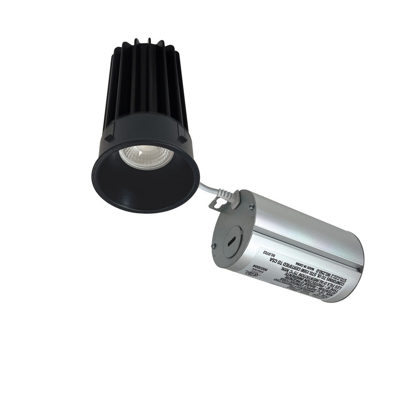 Nora Lighting NM2-2RTLDC8540BB LED Downlight, Matte Black