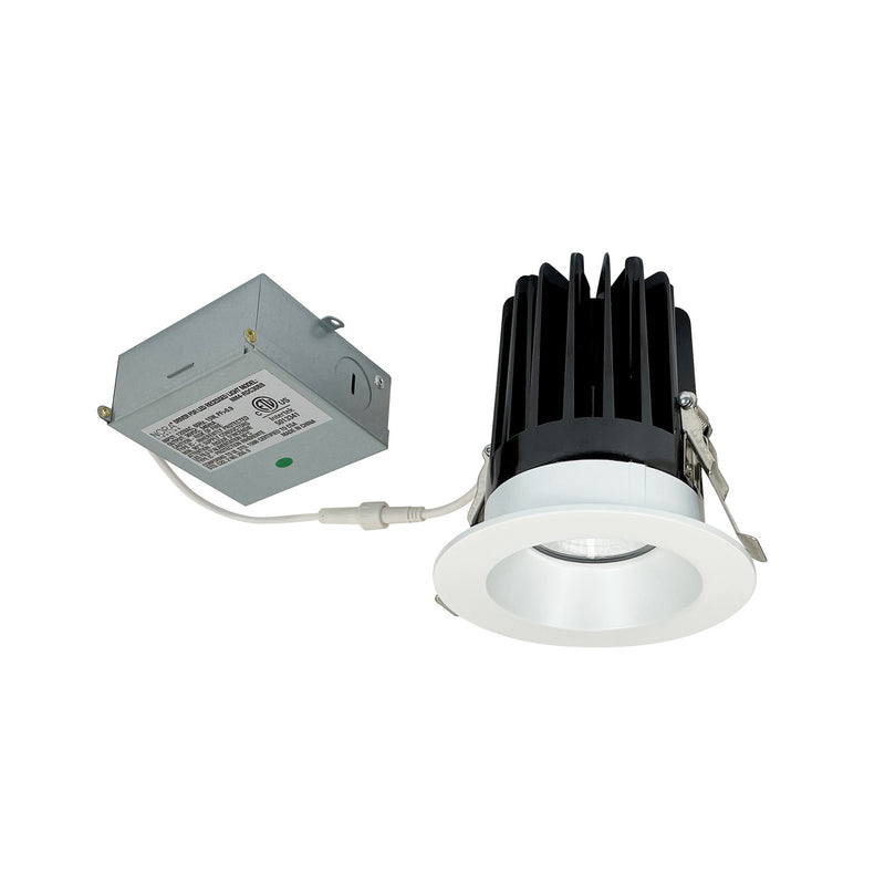 Nora Lighting NM4-RDC27MPW LED Downlight, Matte Powder White