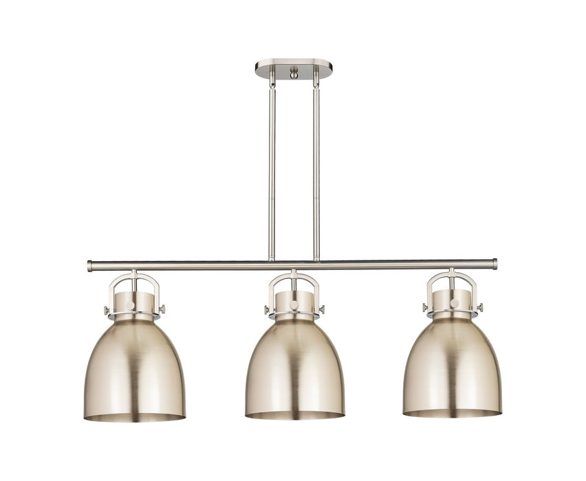Innovations 410-3I-SN-M412-10SN Three Light Island Pendant, Satin Nickel