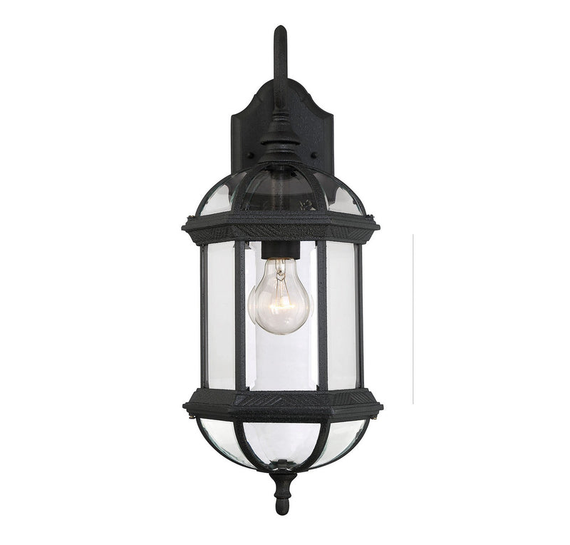 Savoy House 5-0630-BK One Light Wall Mount, Textured Black