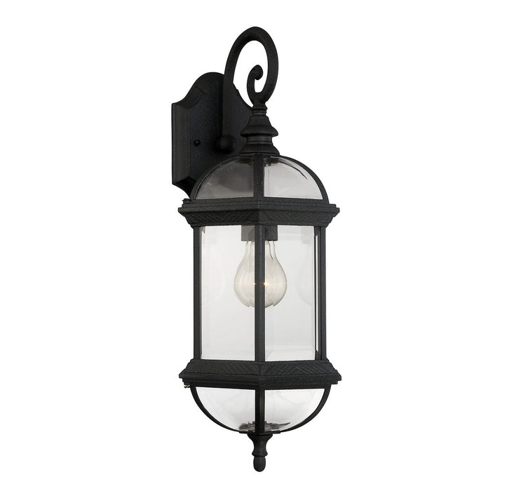 Savoy House 5-0630-BK One Light Wall Mount, Textured Black
