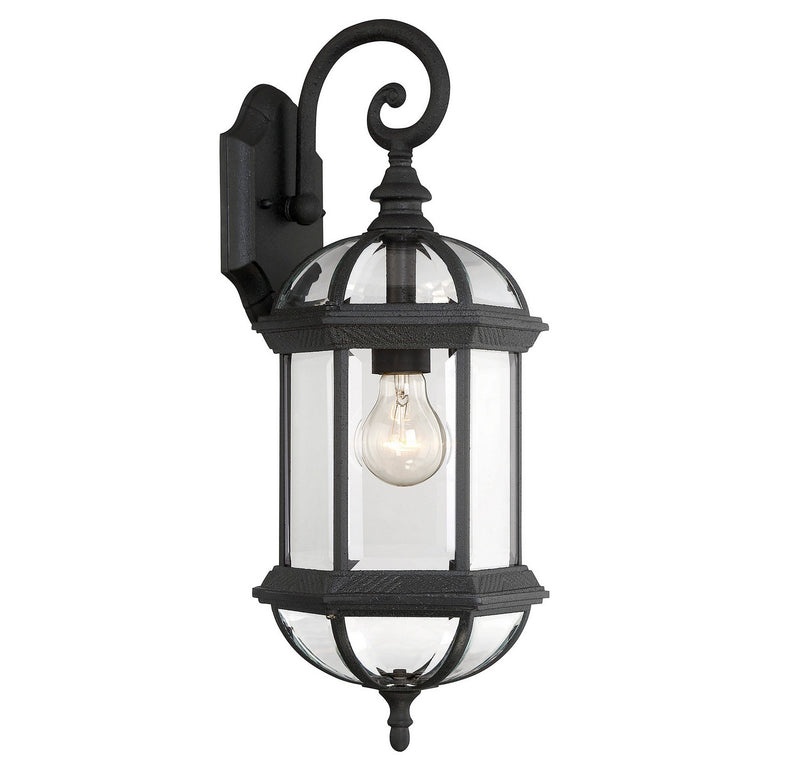 Savoy House 5-0630-BK One Light Wall Mount, Textured Black