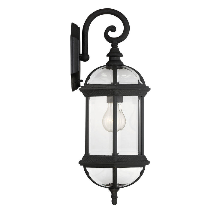Savoy House 5-0630-BK One Light Wall Mount, Textured Black