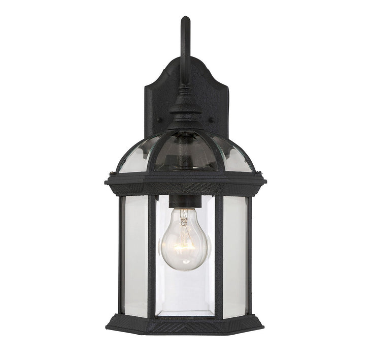 Savoy House 5-0633-BK One Light Wall Mount, Textured Black