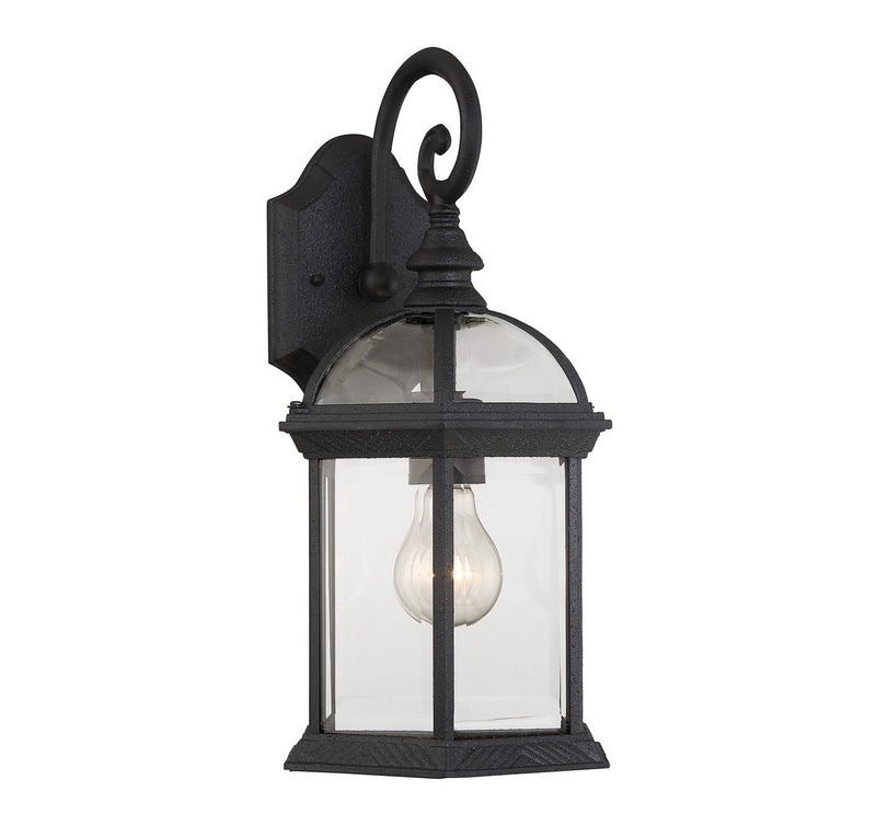 Savoy House 5-0633-BK One Light Wall Mount, Textured Black