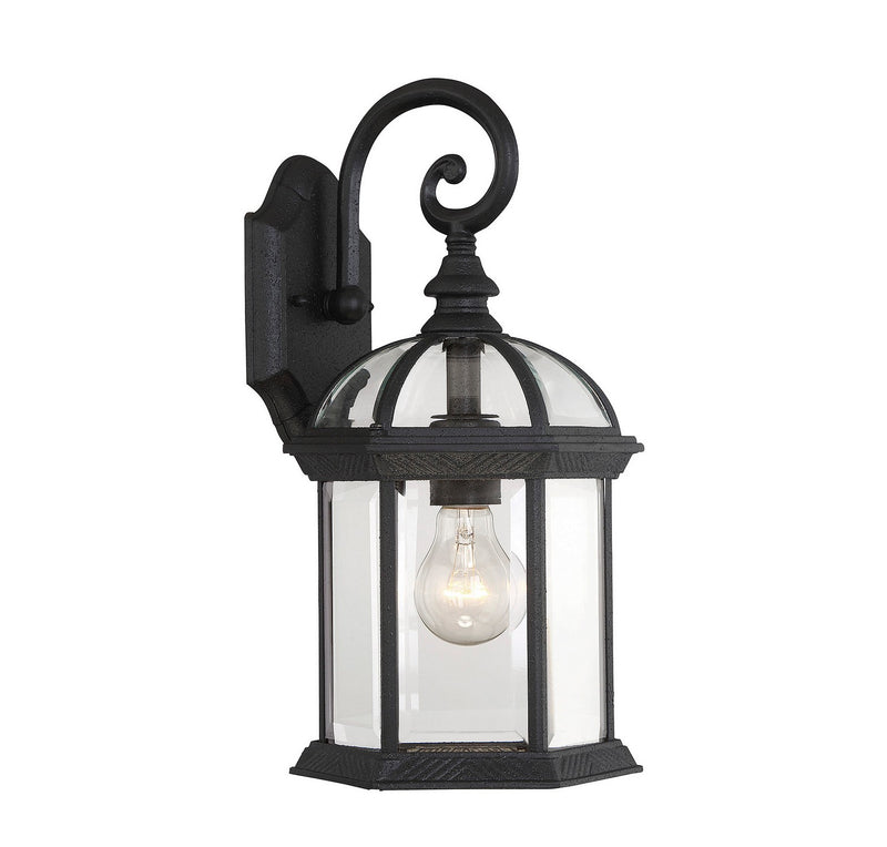 Savoy House 5-0633-BK One Light Wall Mount, Textured Black