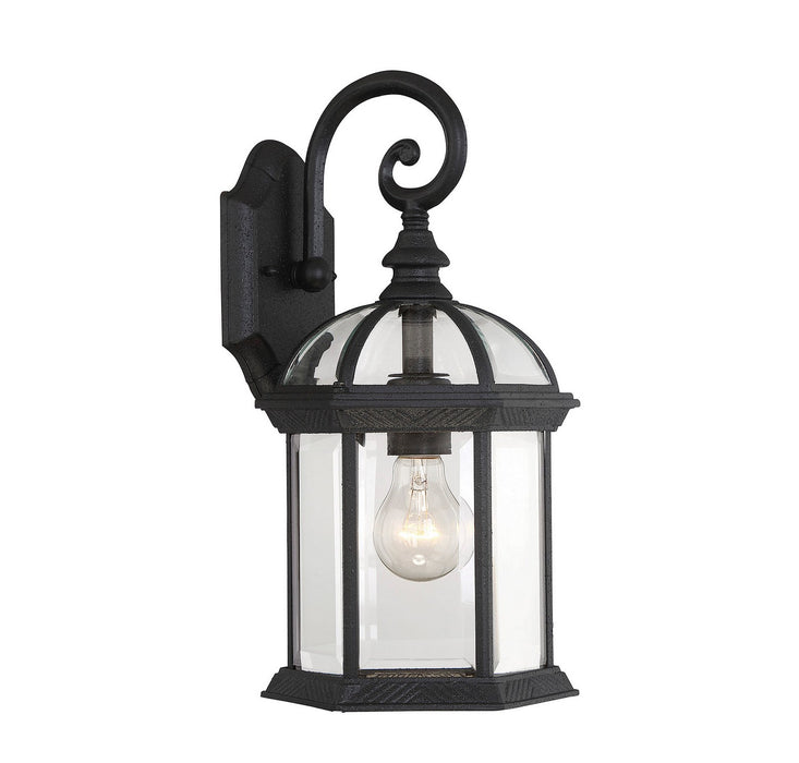 Savoy House 5-0633-BK One Light Wall Mount, Textured Black