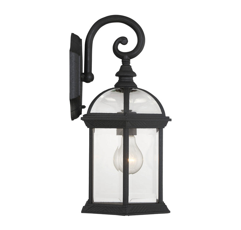 Savoy House 5-0633-BK One Light Wall Mount, Textured Black