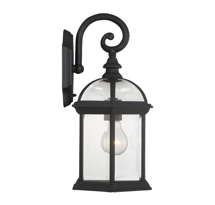 Savoy House 5-0633-BK One Light Wall Mount, Textured Black