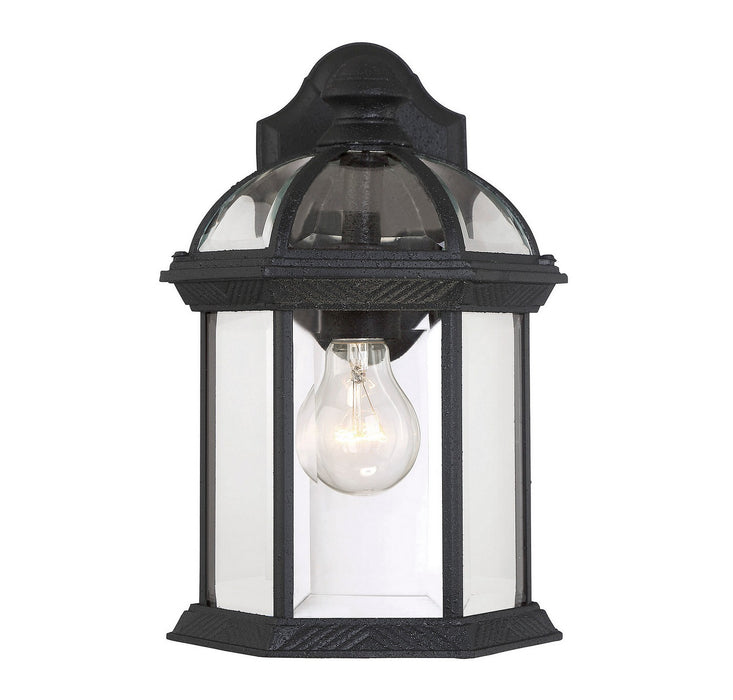 Savoy House 5-0634-BK One Light Wall Mount, Textured Black