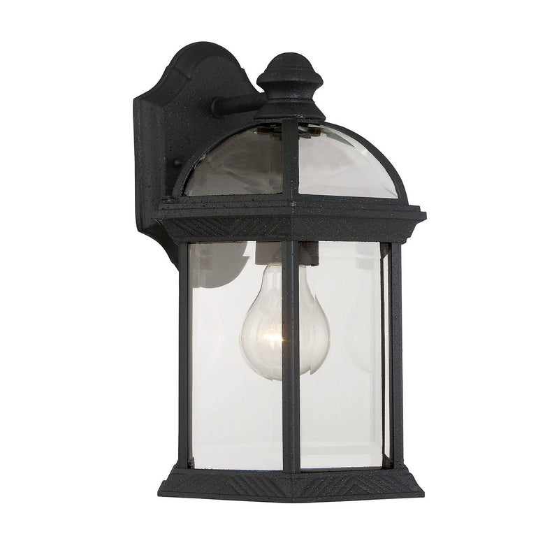 Savoy House 5-0634-BK One Light Wall Mount, Textured Black