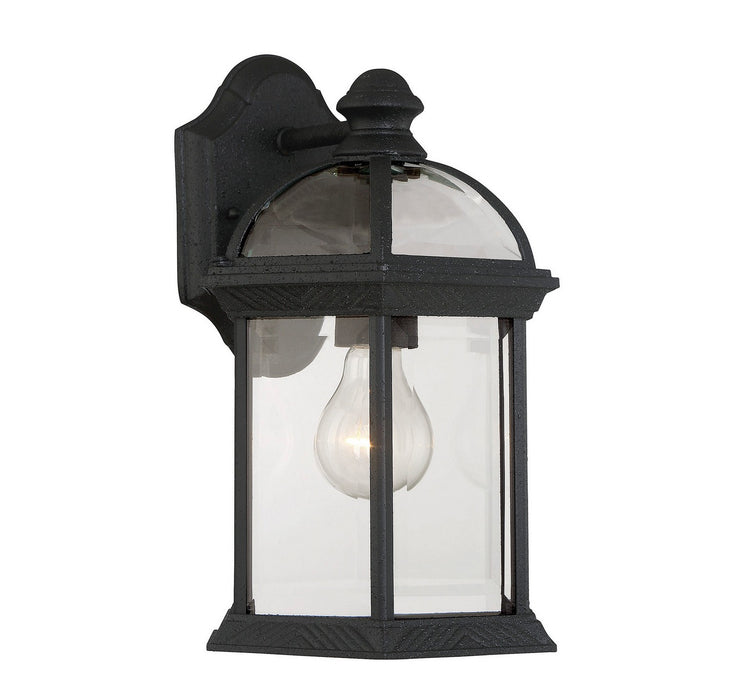 Savoy House 5-0634-BK One Light Wall Mount, Textured Black