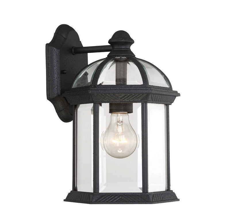 Savoy House 5-0634-BK One Light Wall Mount, Textured Black