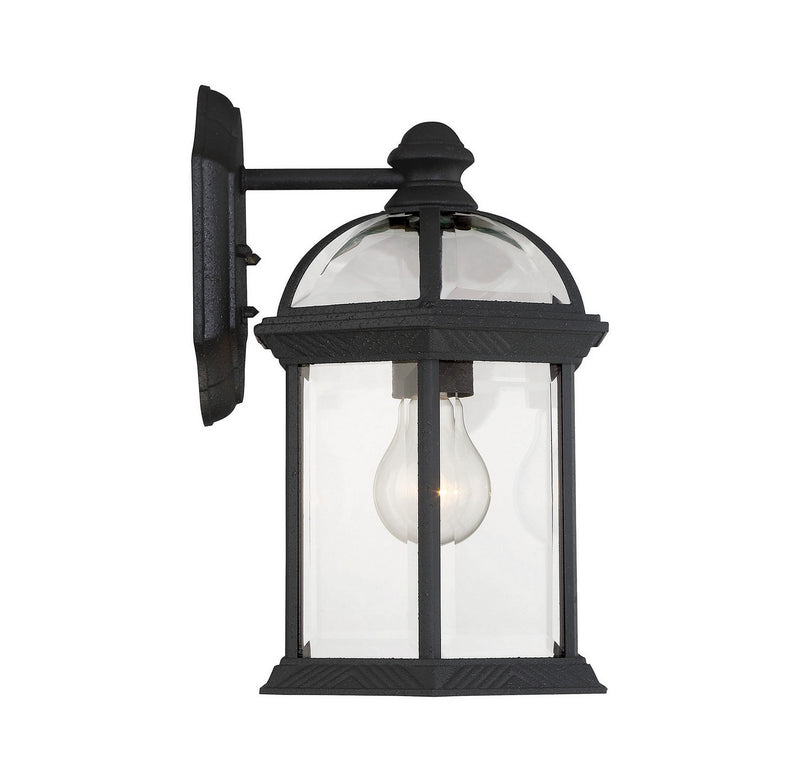 Savoy House 5-0634-BK One Light Wall Mount, Textured Black