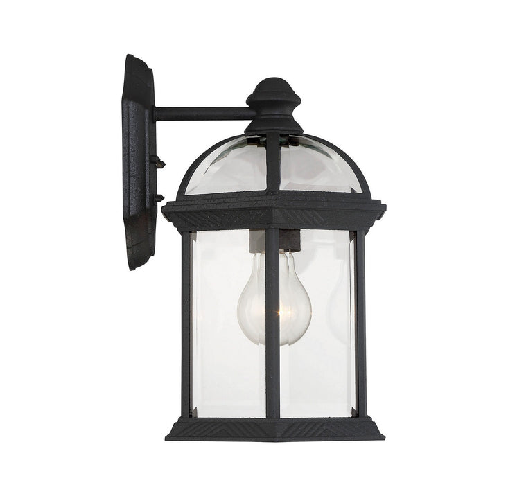 Savoy House 5-0634-BK One Light Wall Mount, Textured Black