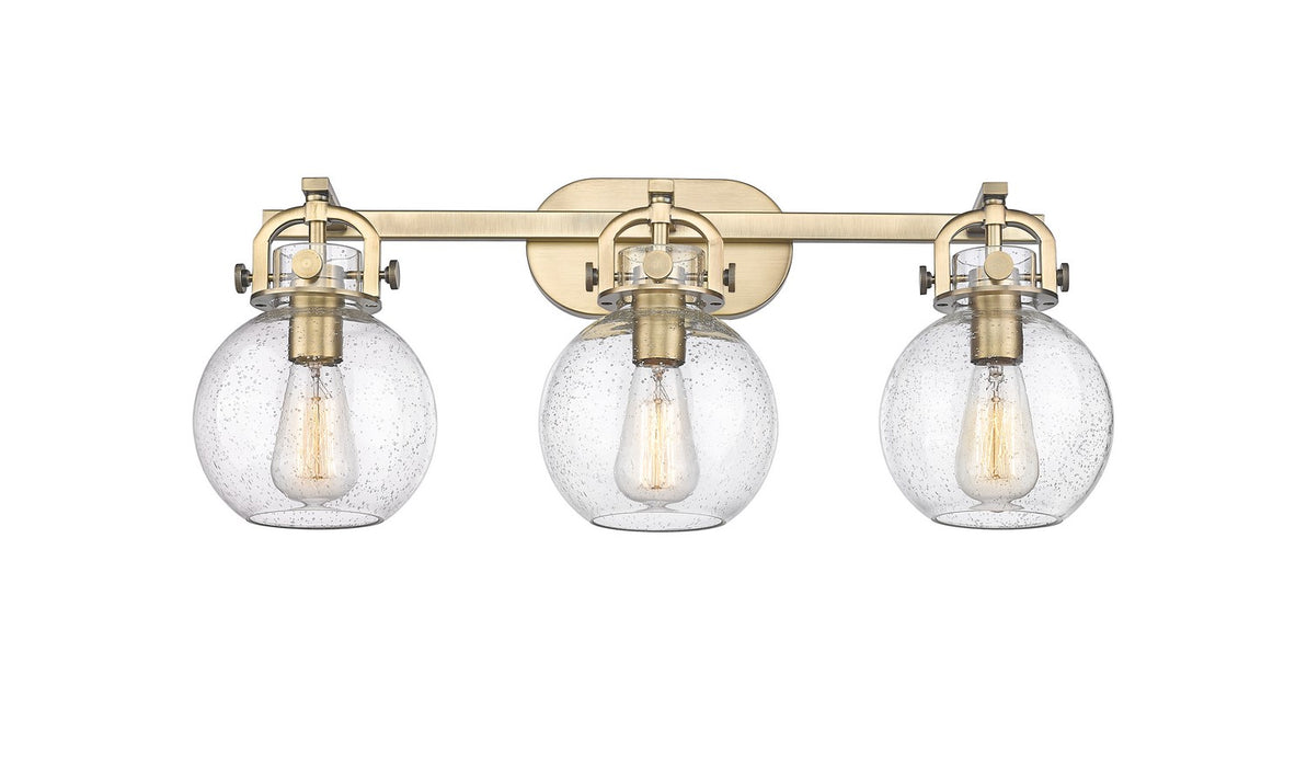 Innovations 410-3W-BB-G410-7SDY Three Light Bath Vanity, Brushed Brass