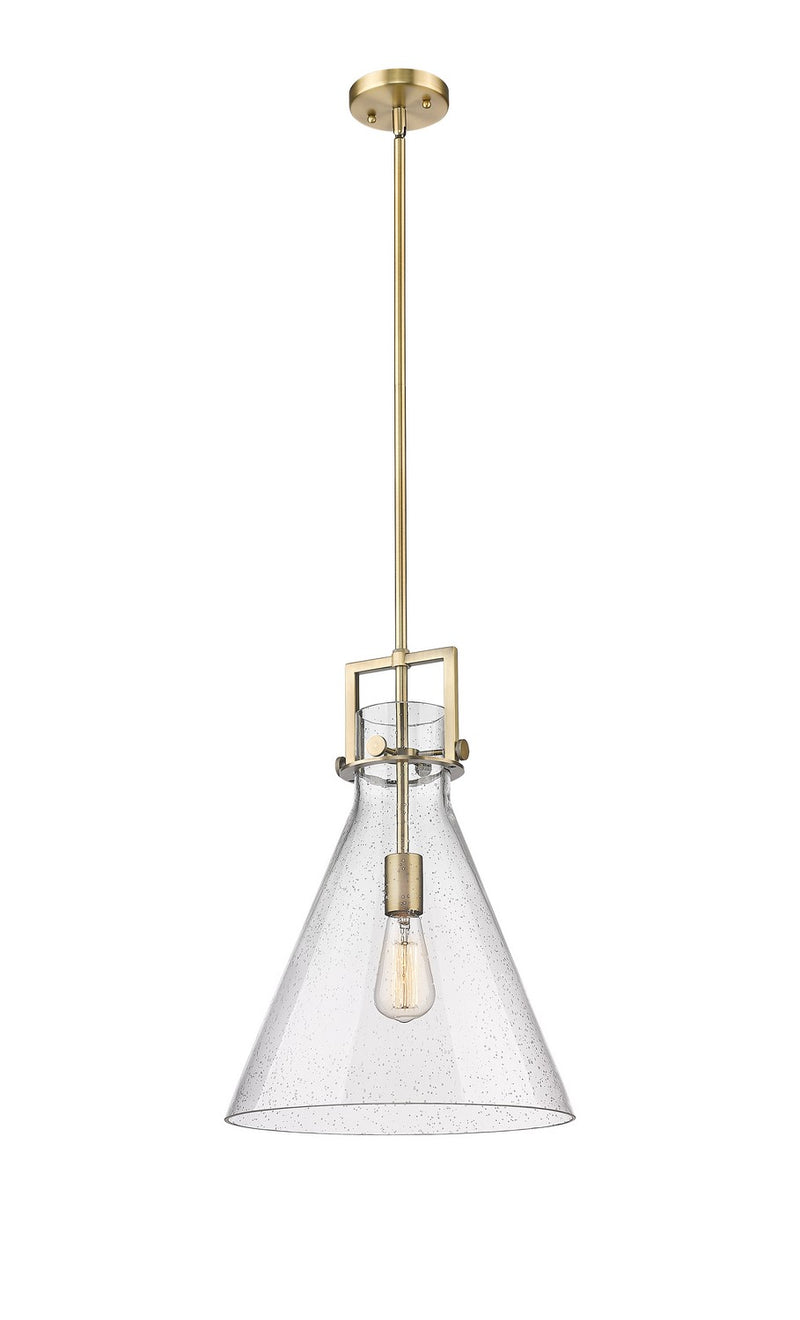 Innovations 411-1SL-BB-G411-14SDY One Light Pendant, Brushed Brass