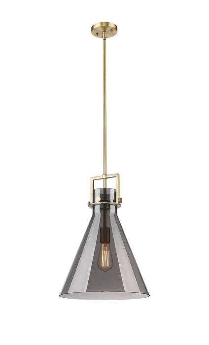 Innovations 411-1SL-BB-G411-14SM One Light Pendant, Brushed Brass