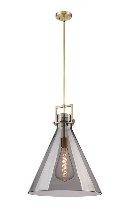 Innovations 411-1SL-BB-G411-18SM One Light Pendant, Brushed Brass