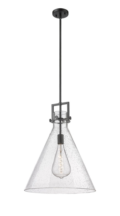Innovations 411-1SL-BK-G411-18SDY One Light Pendant, Matte Black