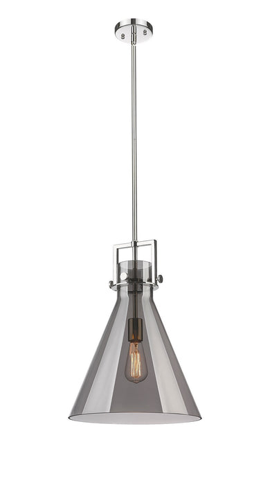Innovations 411-1SL-PN-G411-14SM One Light Pendant, Polished Nickel
