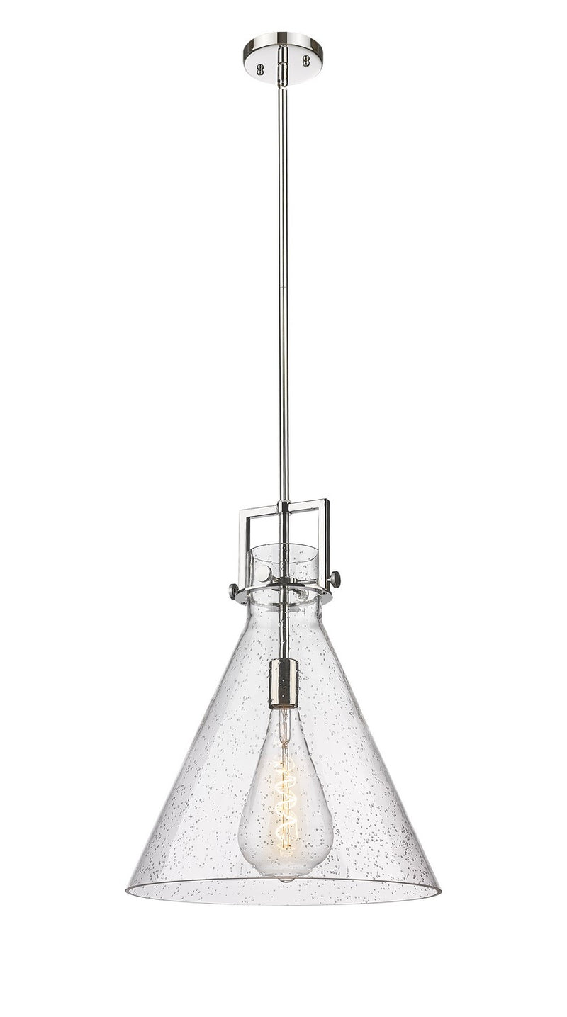 Innovations 411-1SL-PN-G411-16SDY One Light Pendant, Polished Nickel