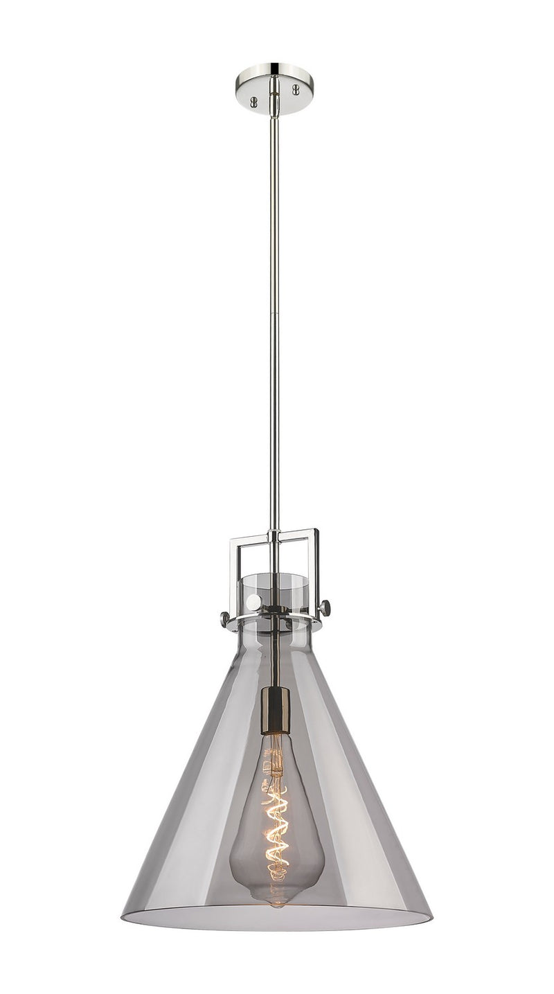 Innovations 411-1SL-PN-G411-16SM One Light Pendant, Polished Nickel