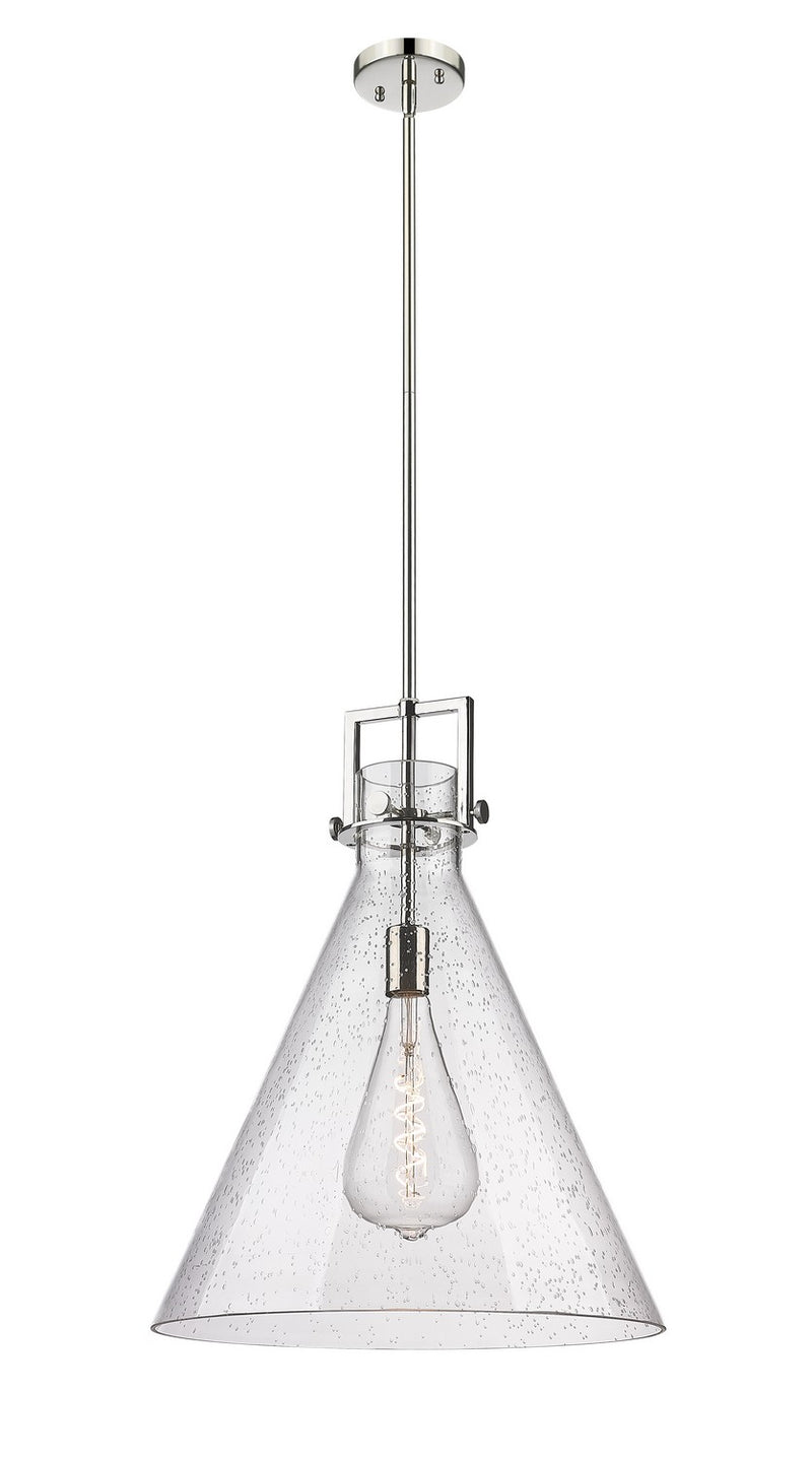 Innovations 411-1SL-PN-G411-18SDY One Light Pendant, Polished Nickel