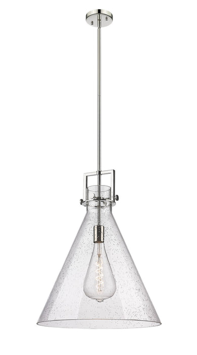 Innovations 411-1SL-PN-G411-18SDY One Light Pendant, Polished Nickel