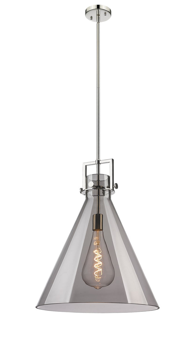 Innovations 411-1SL-PN-G411-18SM One Light Pendant, Polished Nickel