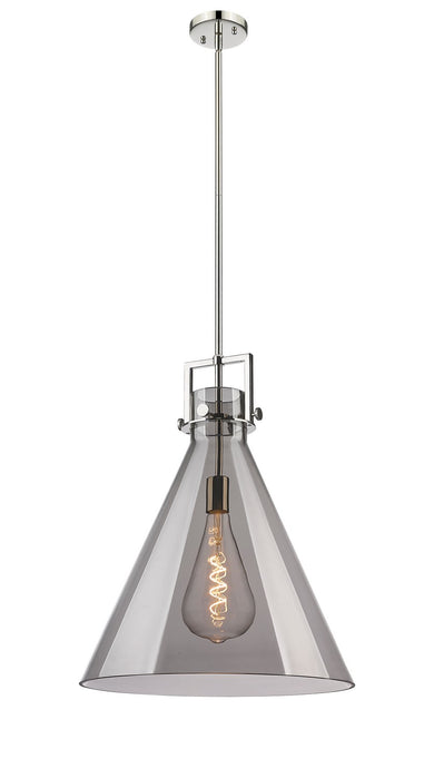 Innovations 411-1SL-PN-G411-18SM One Light Pendant, Polished Nickel